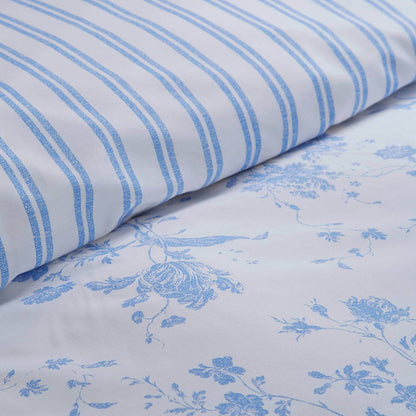 Amelie Blue Reversible Duvet Set