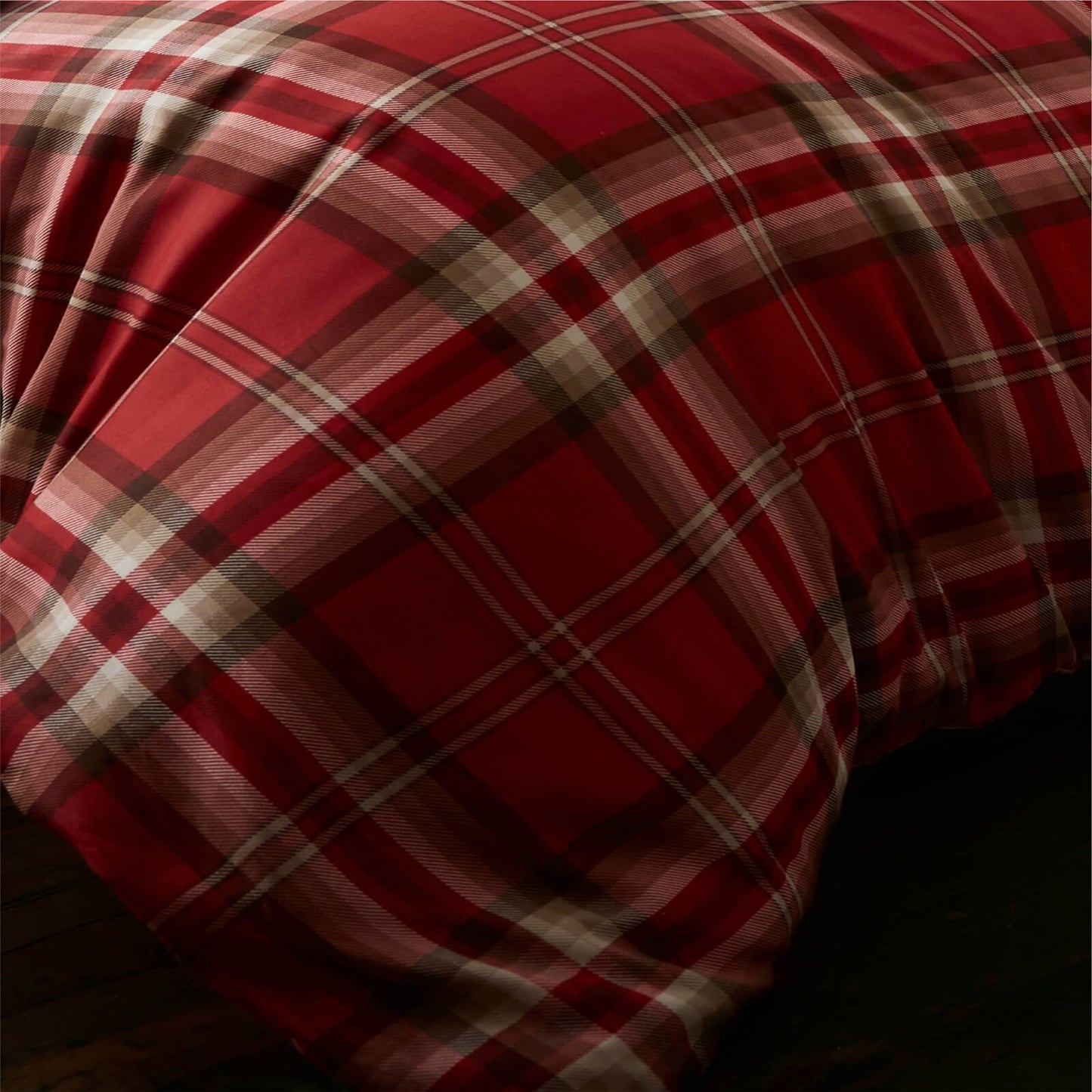 Kelso Tartan Red Duvet Set