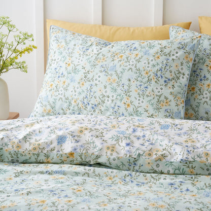 Bianca Ditsy Floral Green Duvet Cover Set