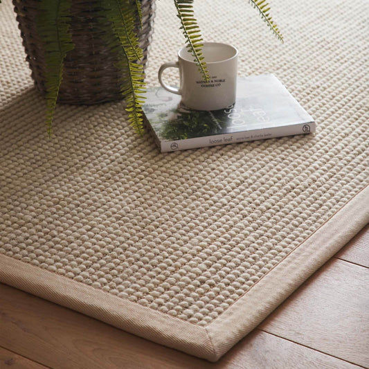 Origins Sisal Boucle with Beige Border