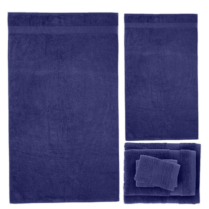 Anti-Bacterial Navy Blue Towel Bale Set - 6 Piece