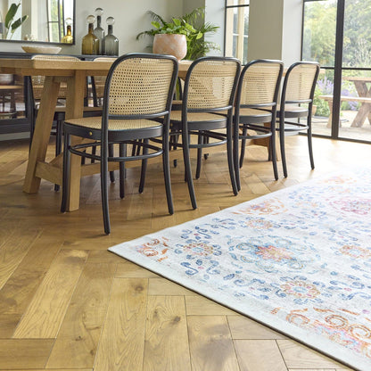Hug Rug Eco-Washable Modern Damask Rug