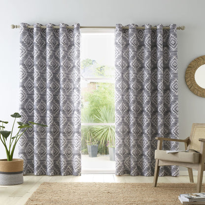 Meadowsweet Natural Eyelet Curtains