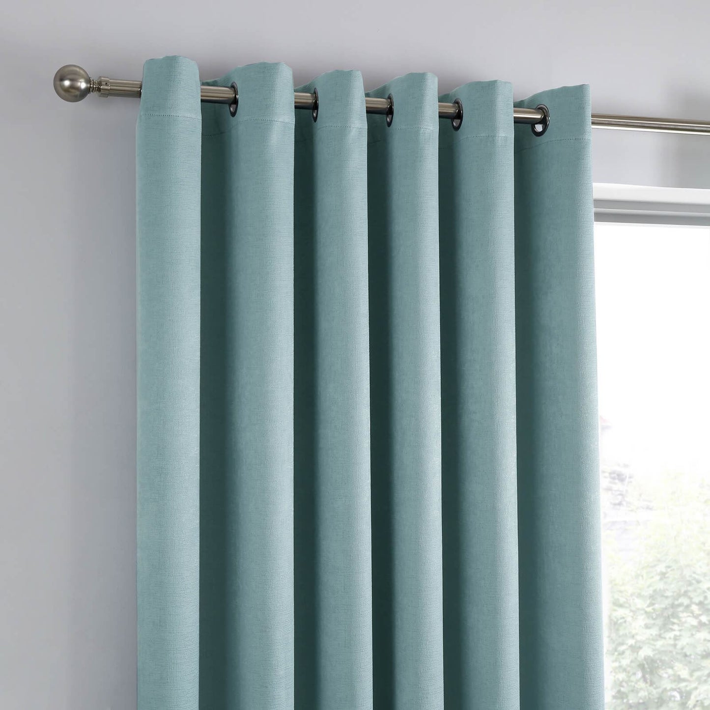 Strata Duck Egg Eyelet Curtains