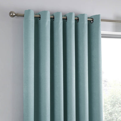 Strata Duck Egg Eyelet Curtains