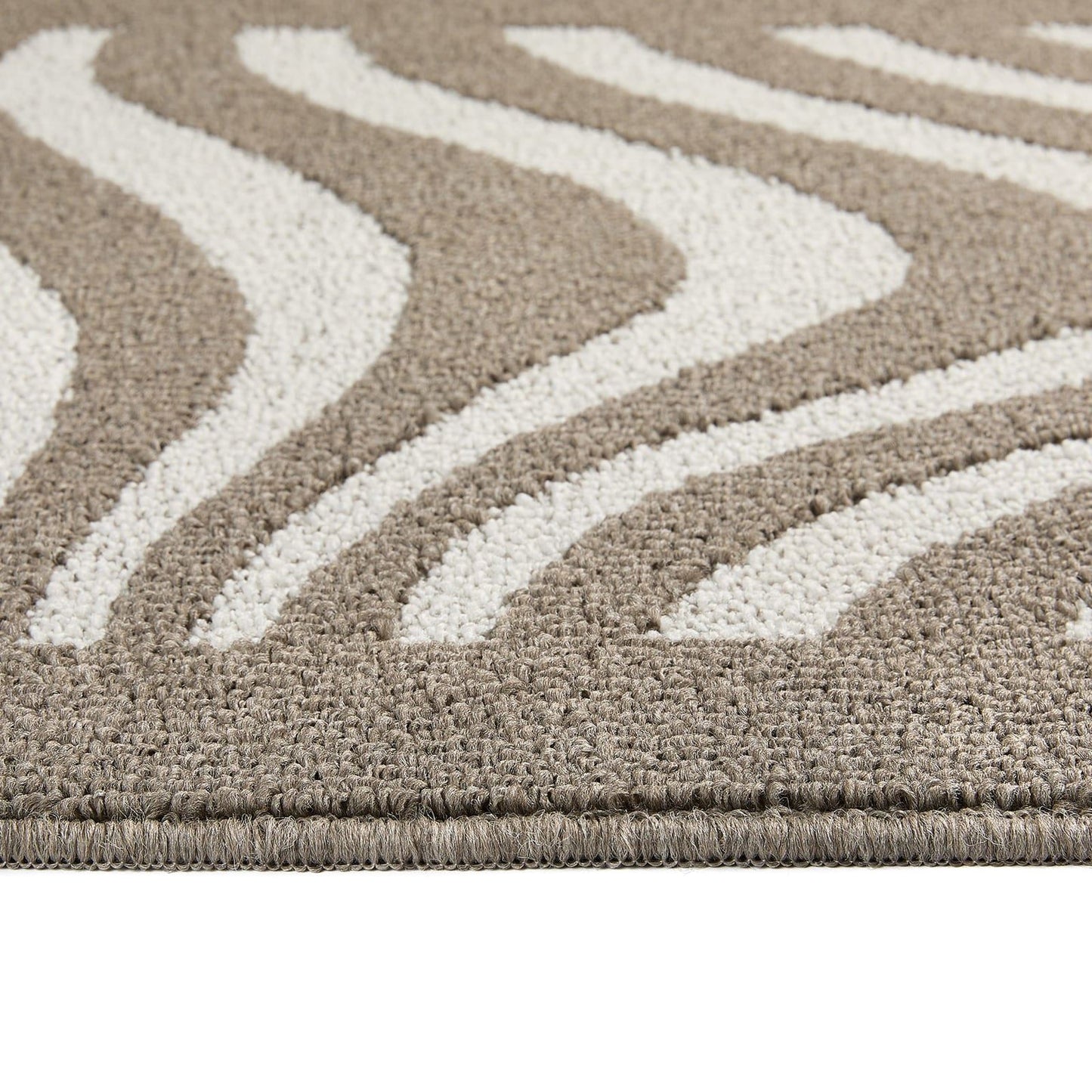 My Mat Sculptured Patterned Waves Rug