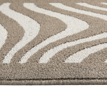 My Mat Sculptured Patterned Waves Rug