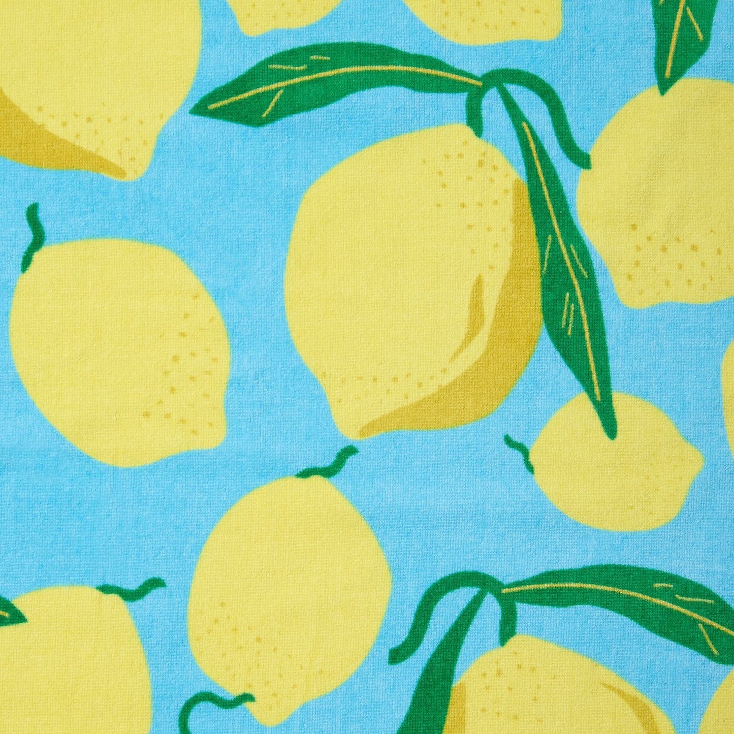 Catherine Lansfield Lemons Lounger Aqua Blue Sun Lounger Towel - Beach