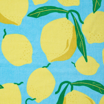 Catherine Lansfield Lemons Lounger Aqua Blue Sun Lounger Towel - Beach