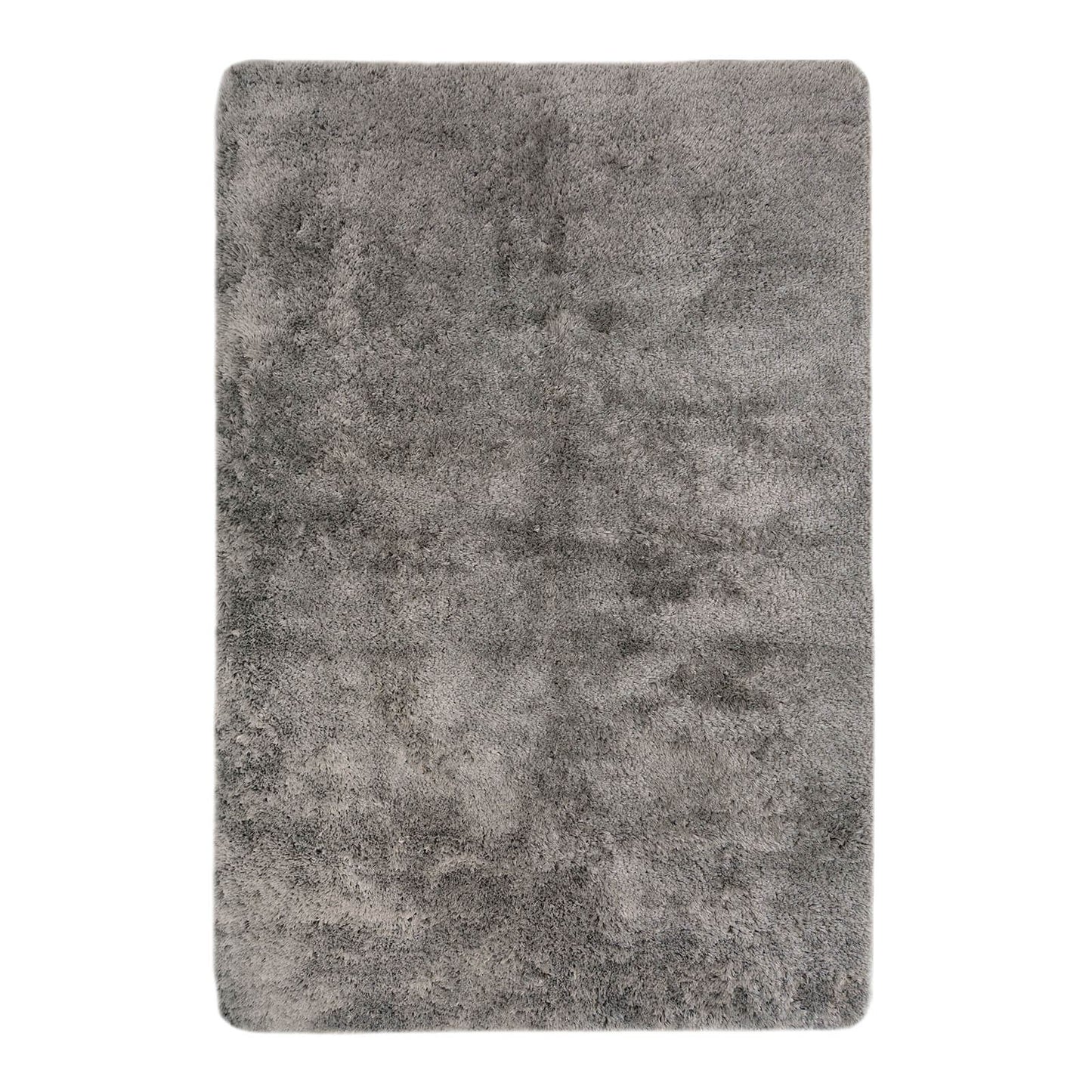 Soft Washable Cosy Grey Plain Rug