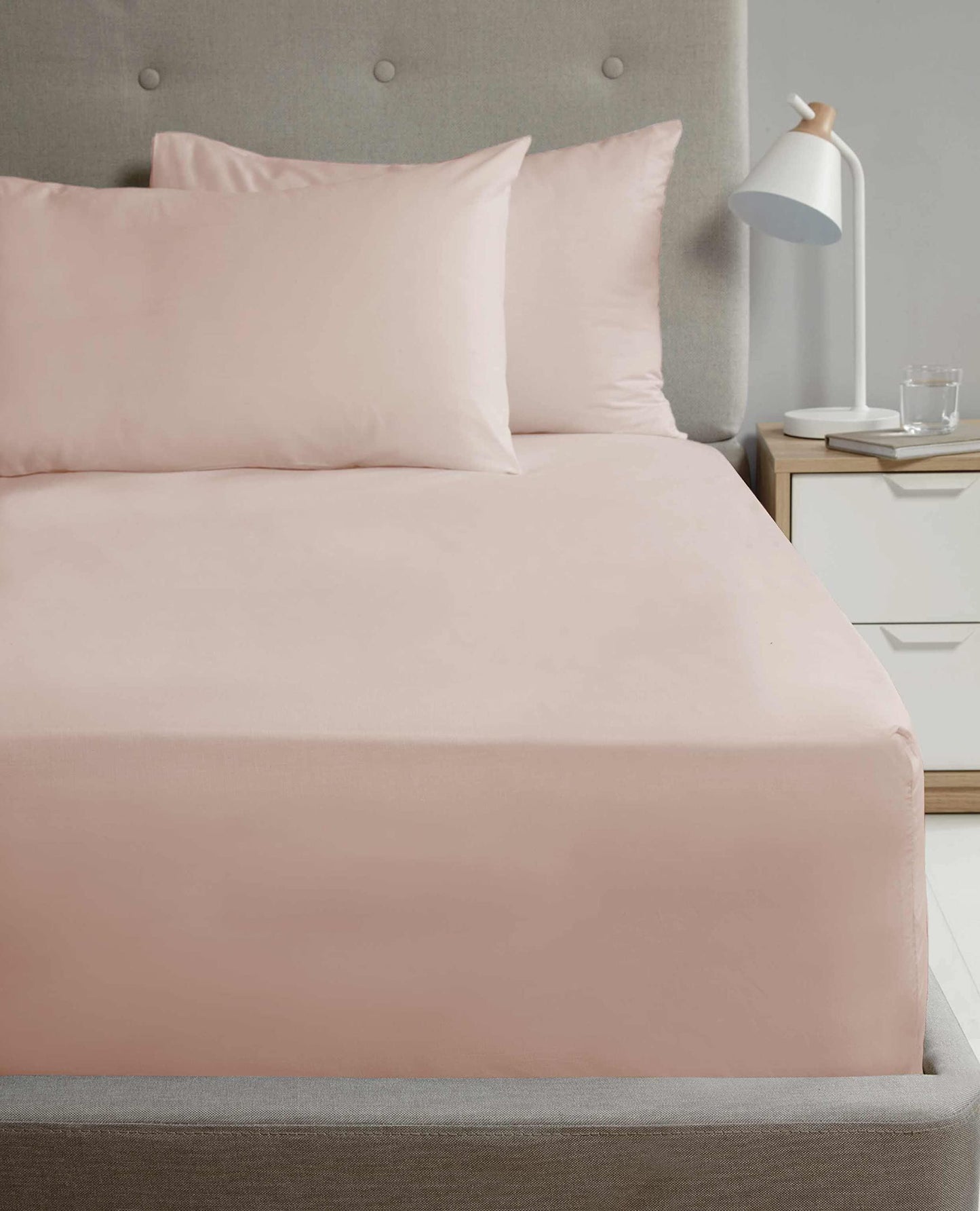 SND Percale Blush Flat Sheet