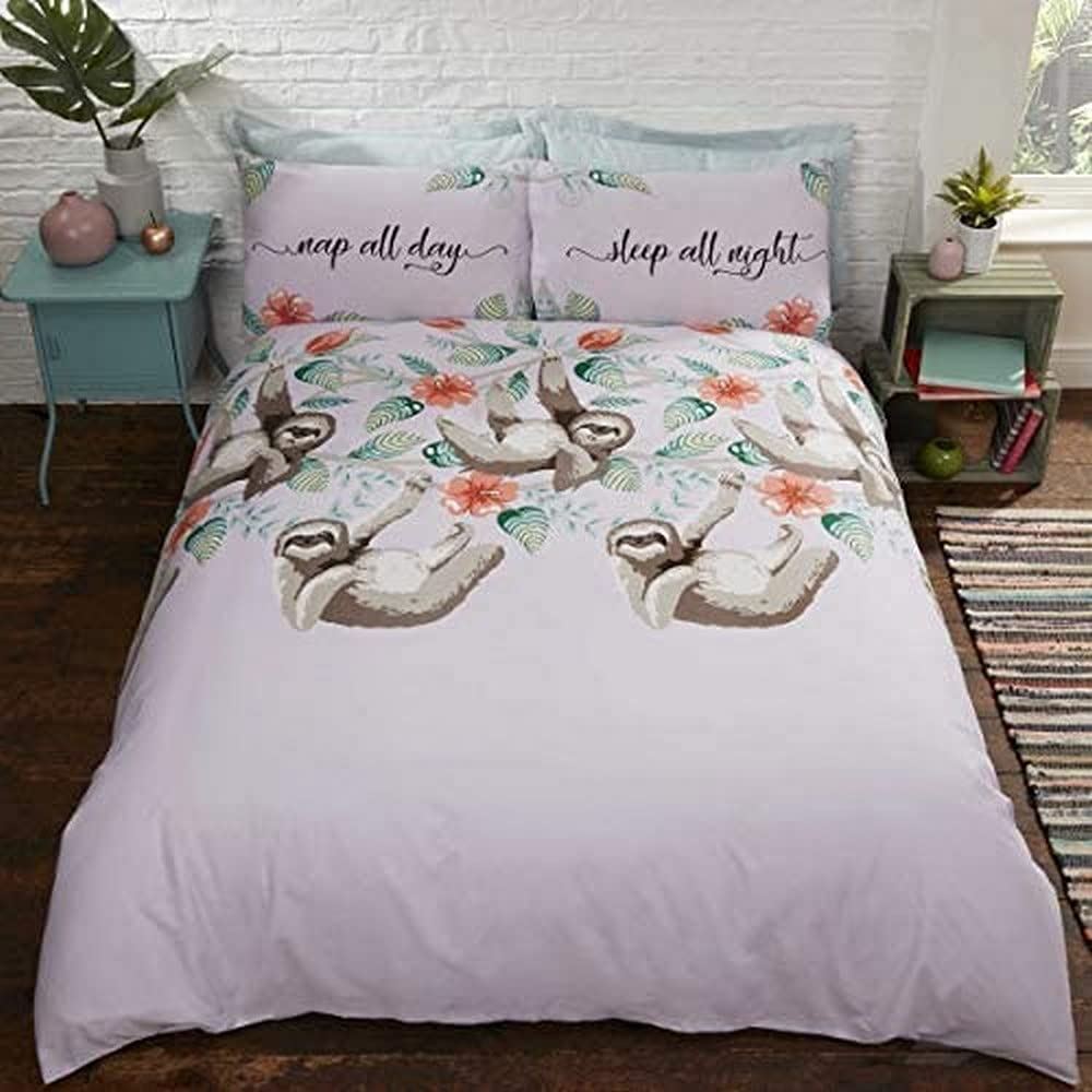 Sloths Multi Duvet Set