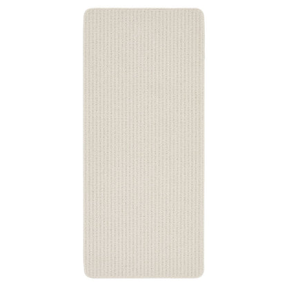 My Mat Sculptured Washable Waffle Texture Ivory Rug