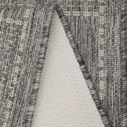 Flatweave Gel Check Latte Rug