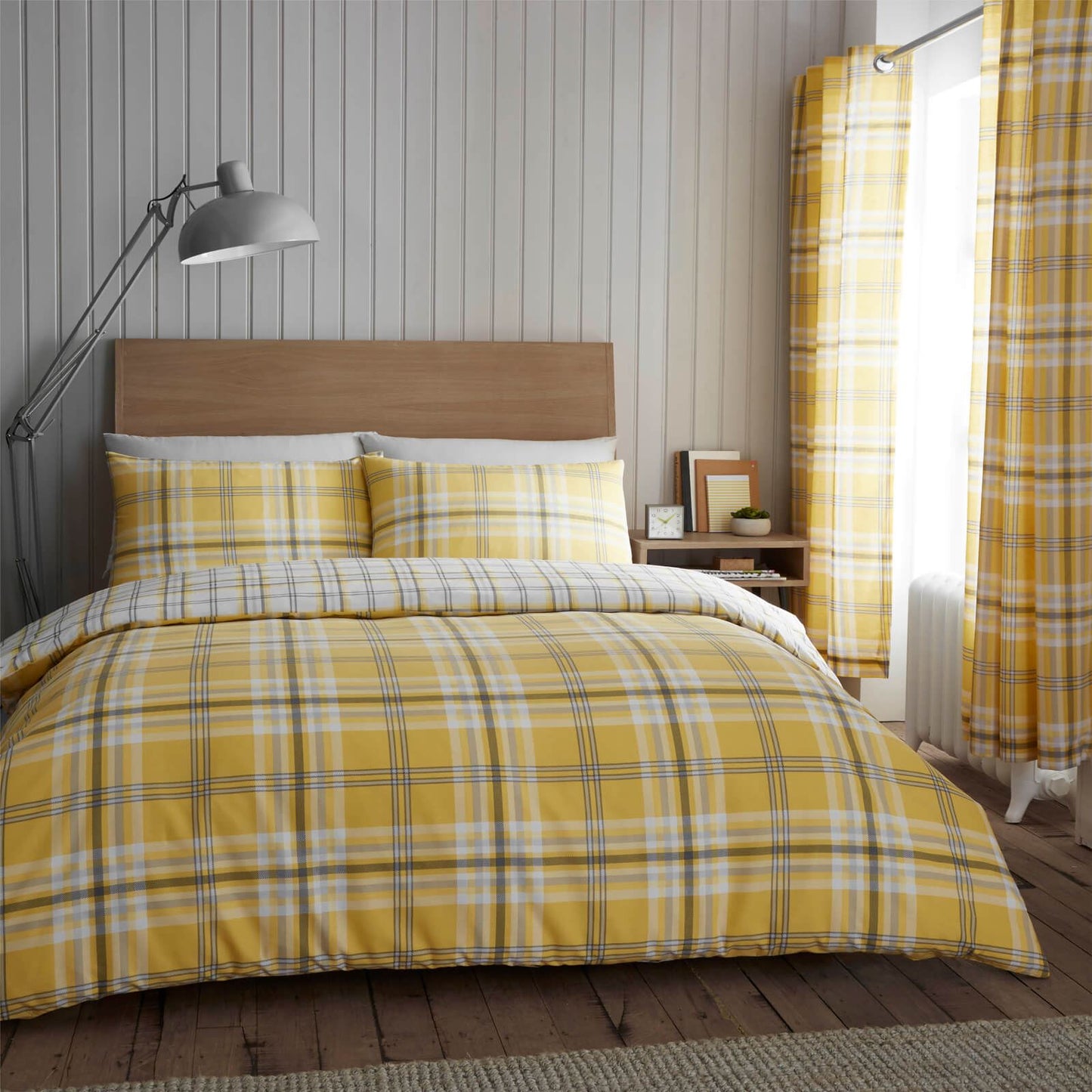 Kelso Tartan Ochre Duvet Set