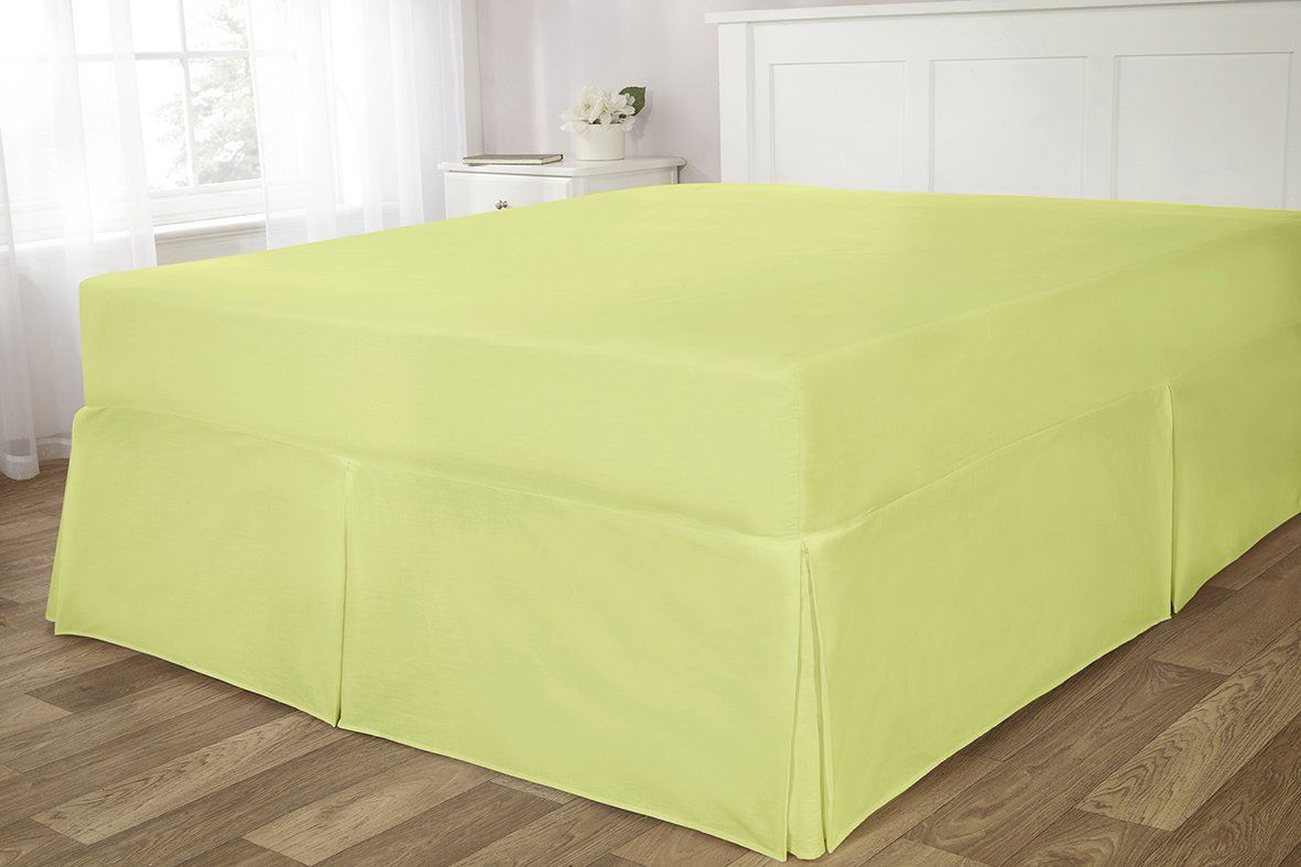 56P Pistachio Fitted Valance Sheet