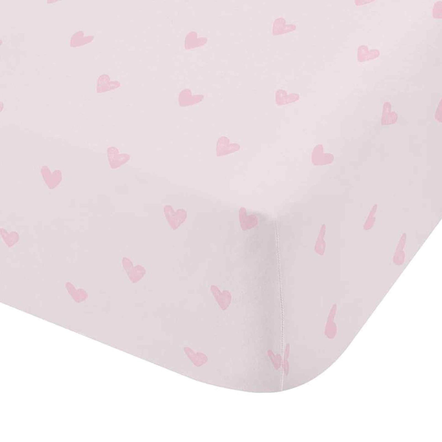 Soft as a Cloud Pink Fitted Sheet