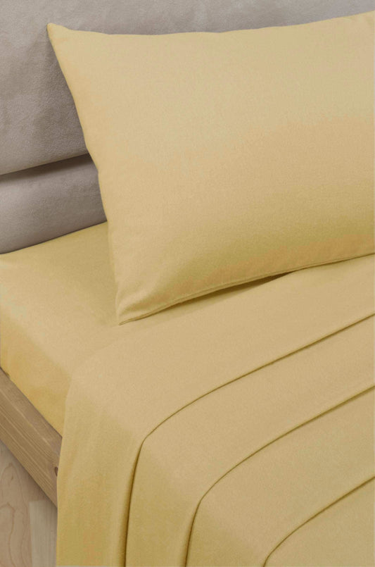 Essentials Ochre Flat Sheet