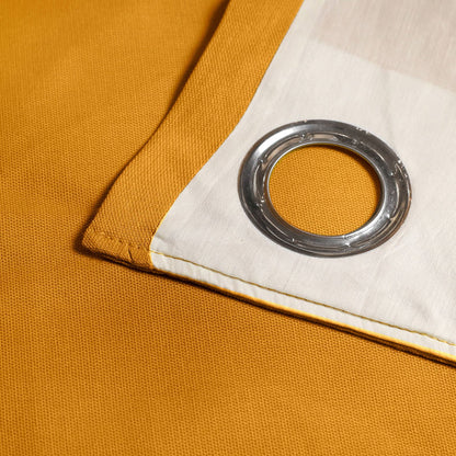 Freya Ochre Eyelet Curtains