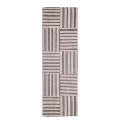 County Multi Stripe Natural Geo Rug