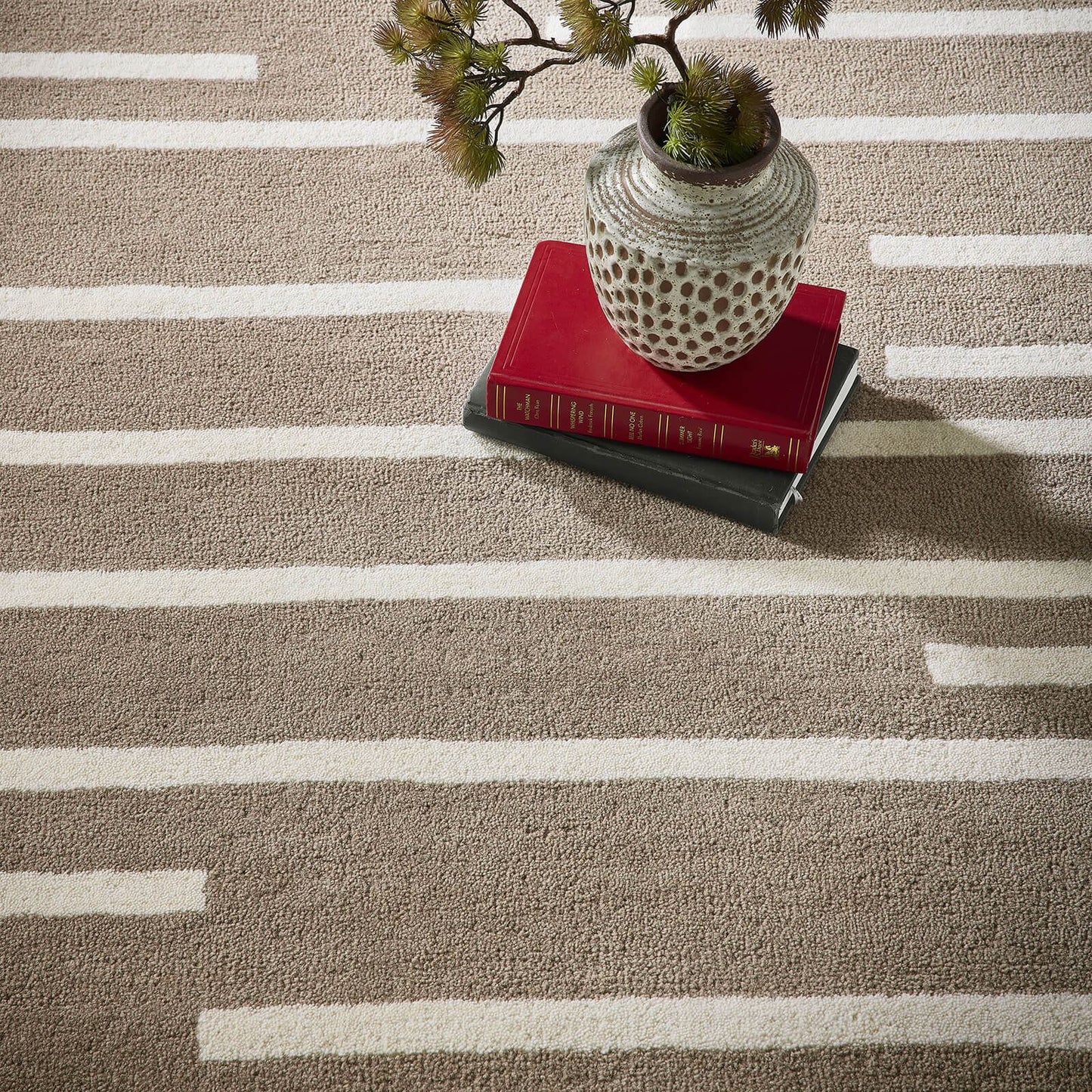 Origins Broken Stripe Beige Rug