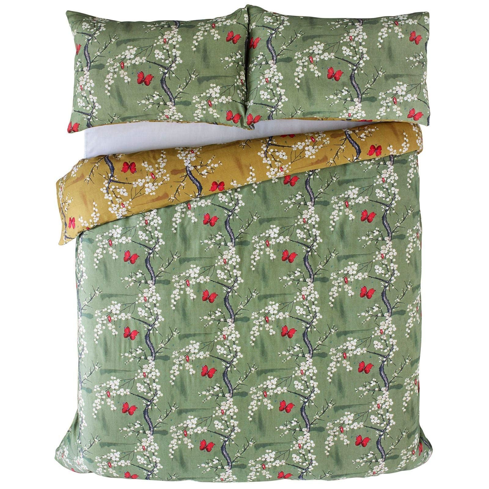 Blossom Digi Basil/Ochre Duvet Set