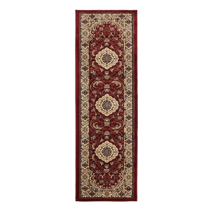 Victoria Traditional Red Classical Rug