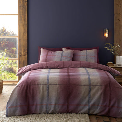Melrose Tweed Plum Duvet Set