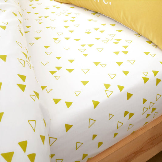 Giraffe Yellow Fitted Sheet