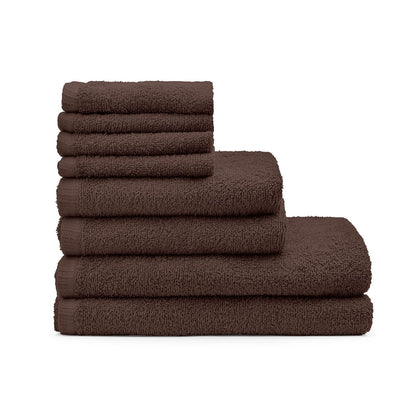 Quick Dry Towel Chocolate Towel Bale Set - 8 Piece