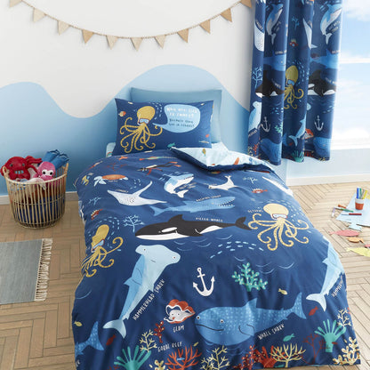 Ocean Life Navy Duvet Set