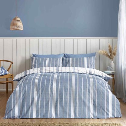 Harbour Stripe Blue Duvet Cover Set