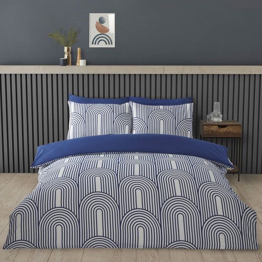 Arches Blue Duvet Set