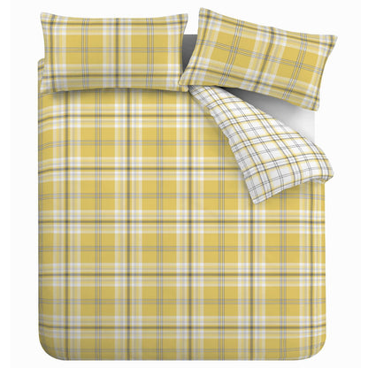 Kelso Tartan Ochre Duvet Set