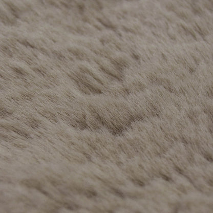 Luxury Faux Fur Natural Plain Rug