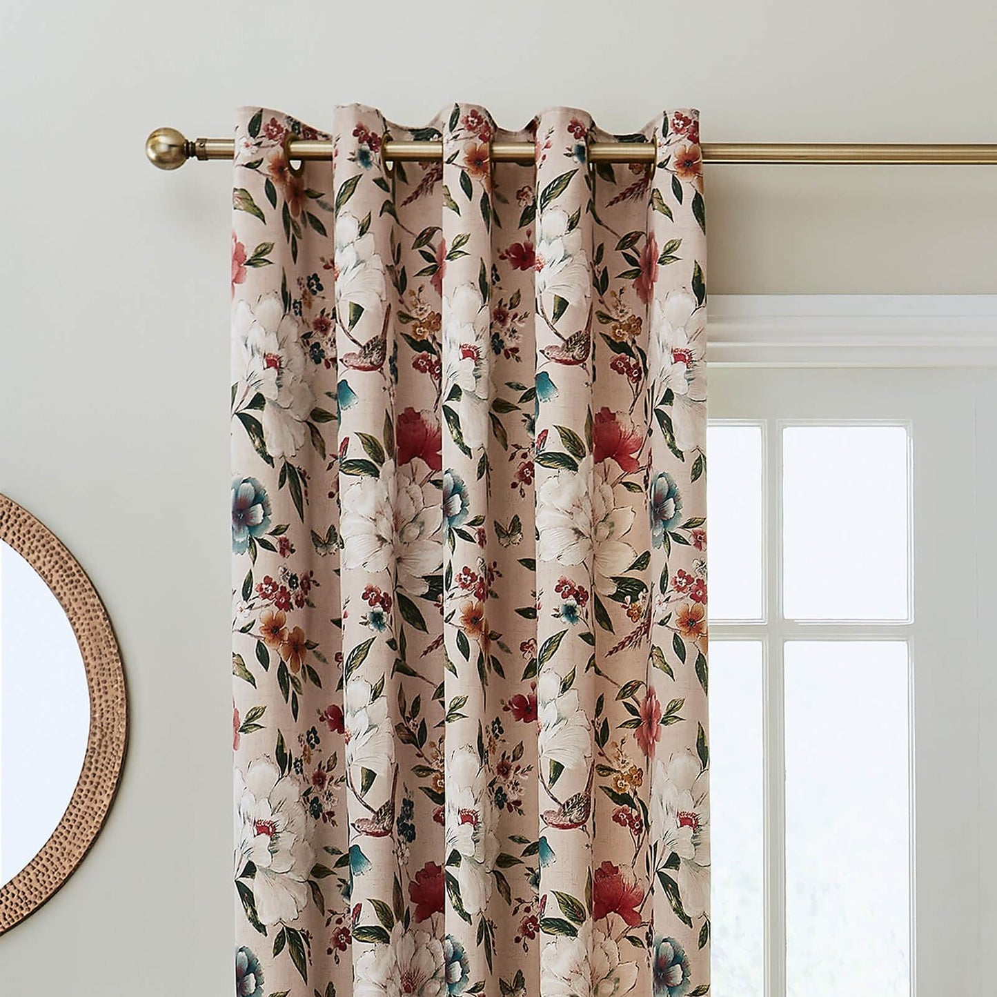 Pippa Natural Curtains Two Panels