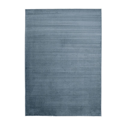 Arlo Textured Blue Semi Plain Rug