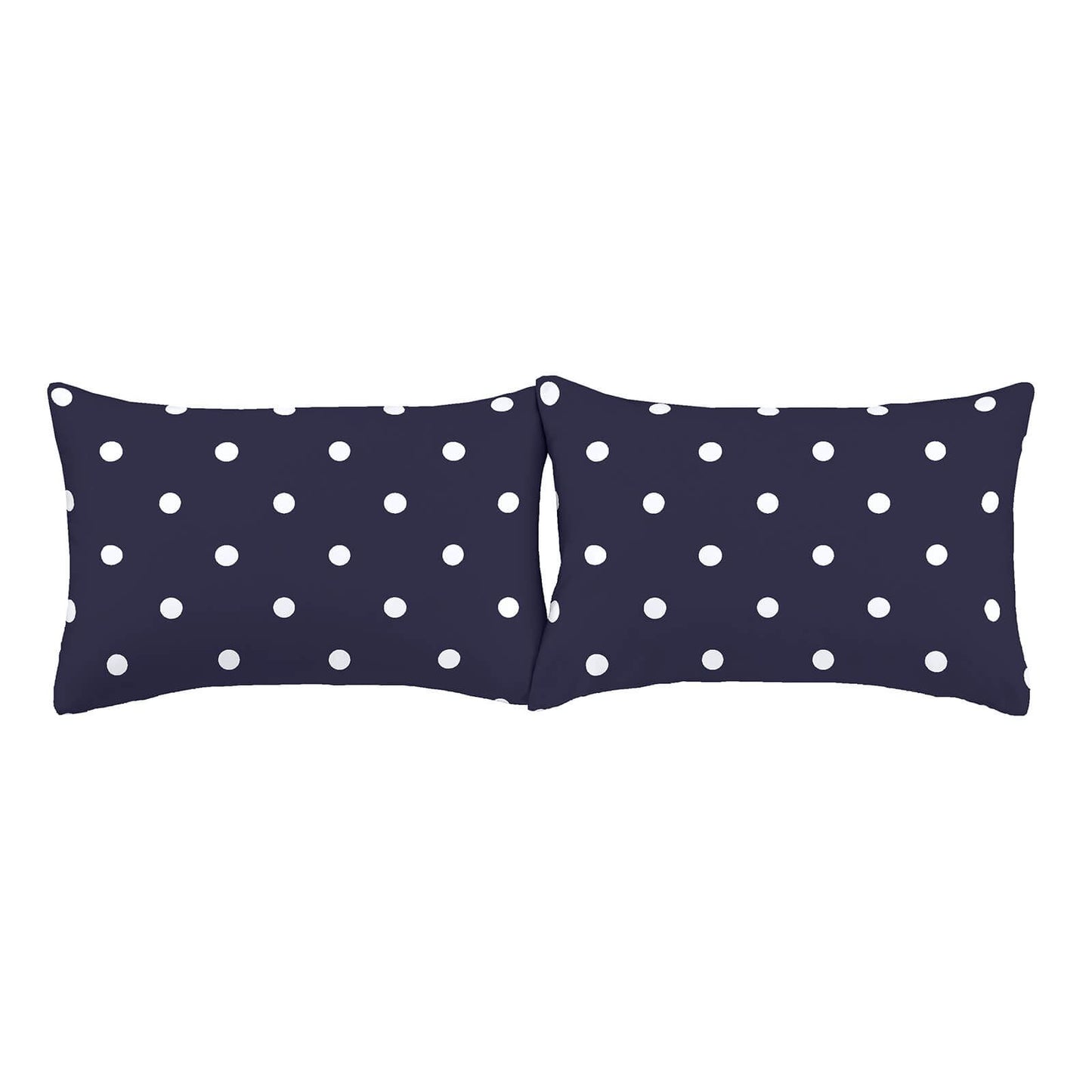 Brushed Spot Navy Housewife Pillowcase Pair