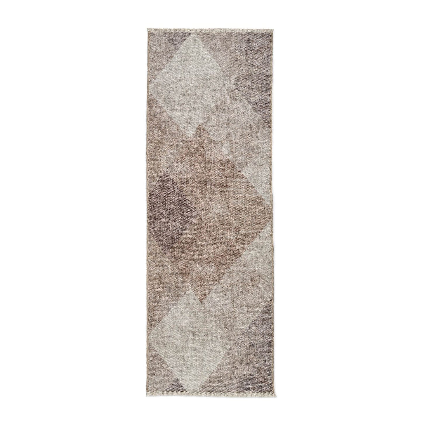 Whisper H1065 Beige/Brown Modern Washable Rug