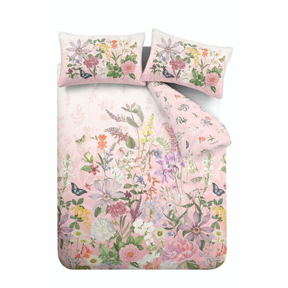 RHS x Catherine Lansfield Enchanted Butterfly Garden Pink Duvet Cover Set