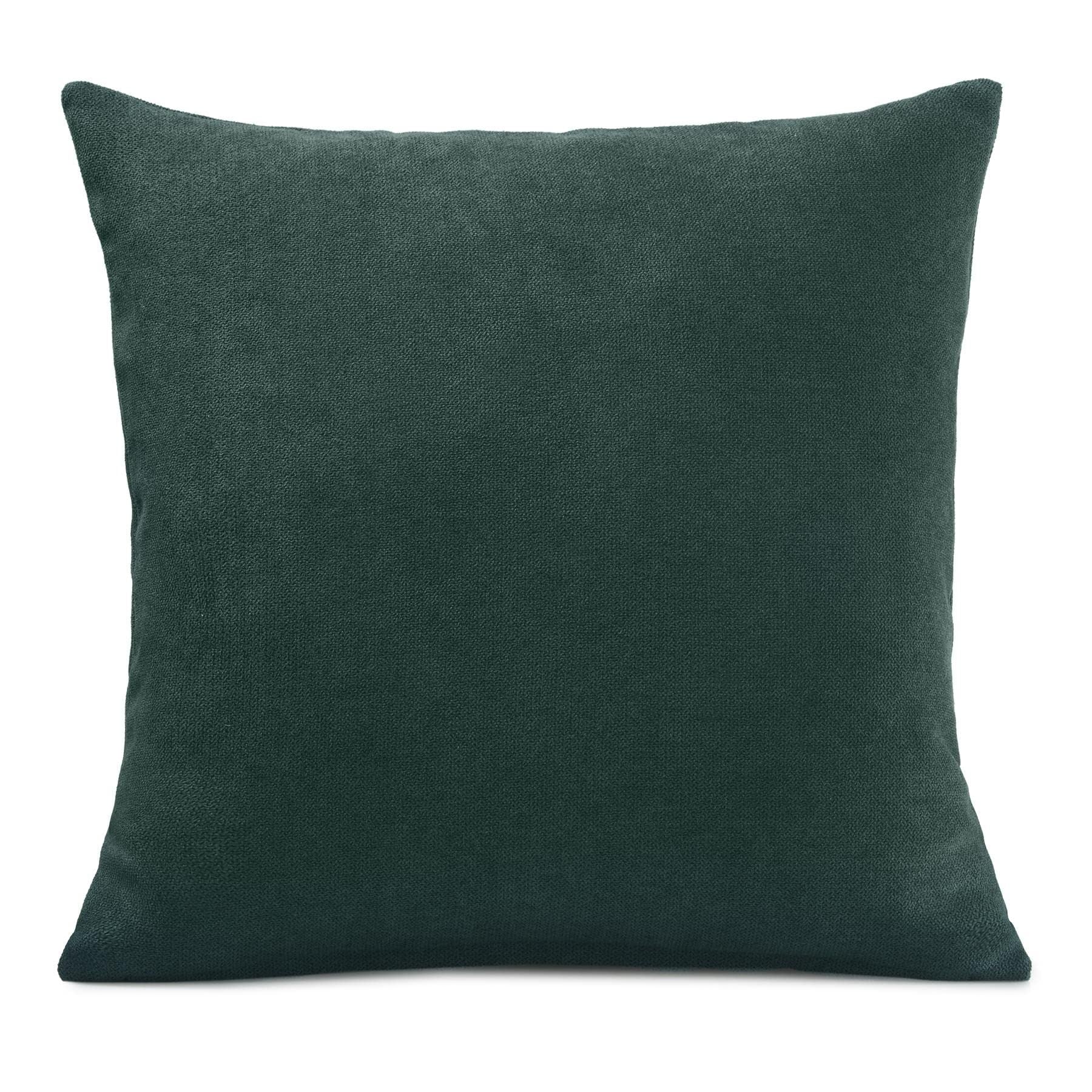 Velvet Chenille Green Cushion Cover