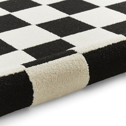 Elio 69924 Black/White Modern Geometric Rug
