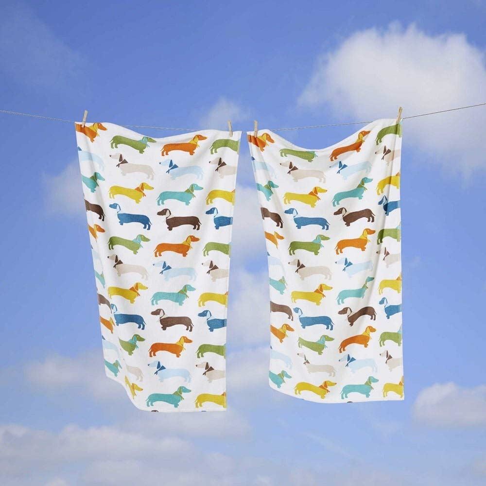 Sausage Dog Multi Bath Towel