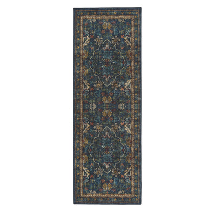 Hug Rug Eco-Washable Midnight Paisley Rug