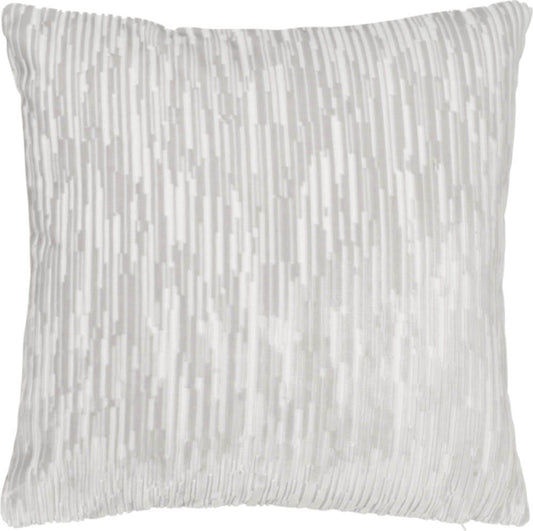 Shattered Stripe Silver Filled Cushion