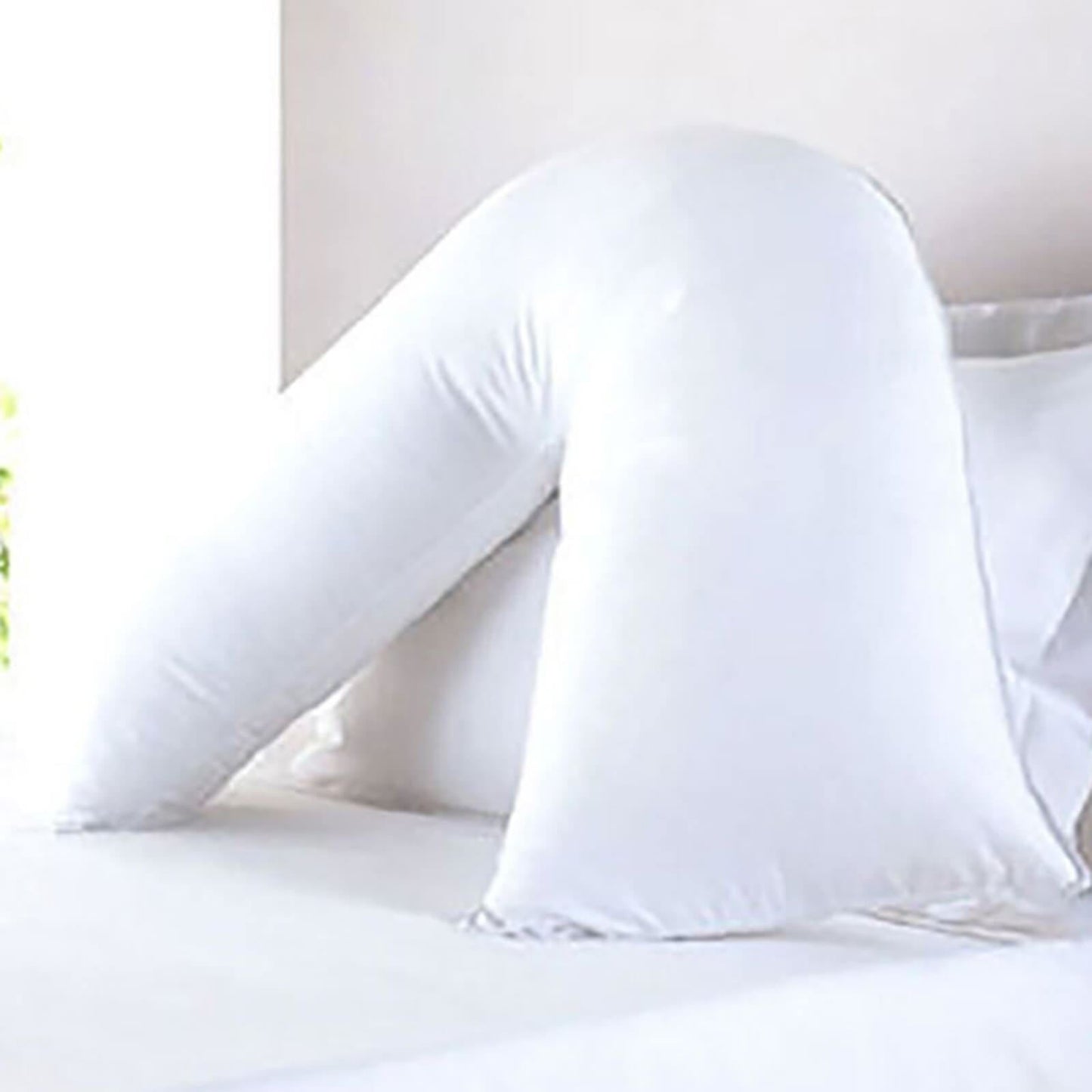 Poetry White V Shaped Pillowcase