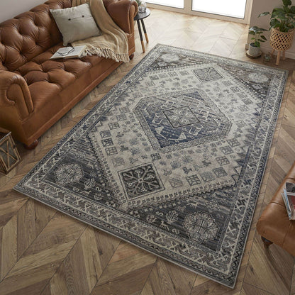 Kendra 2603 H Traditional Grey Rug