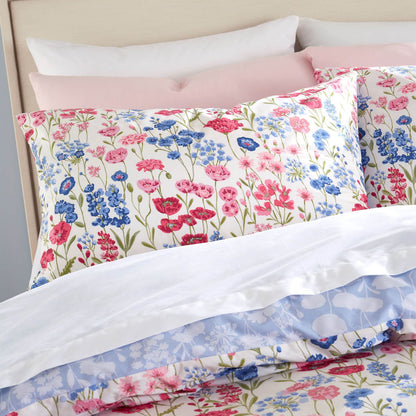 Olivia Floral Pink Duvet Cover Set