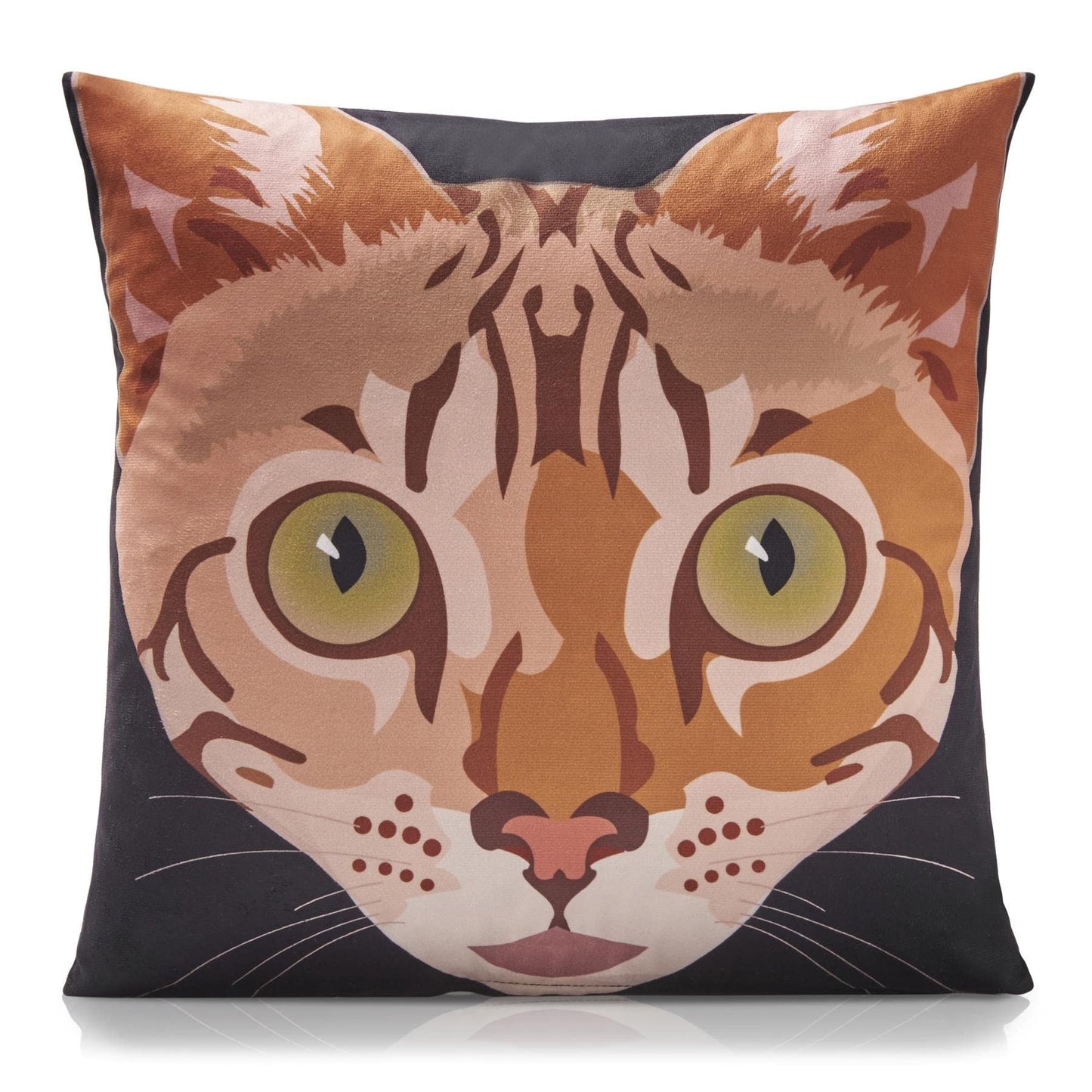 Velvet Printed Pet Breed Cushion Covers