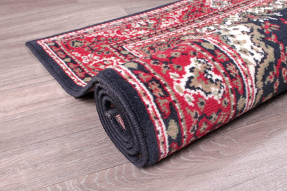 Traditional Poly Lancashire Navy Rugs